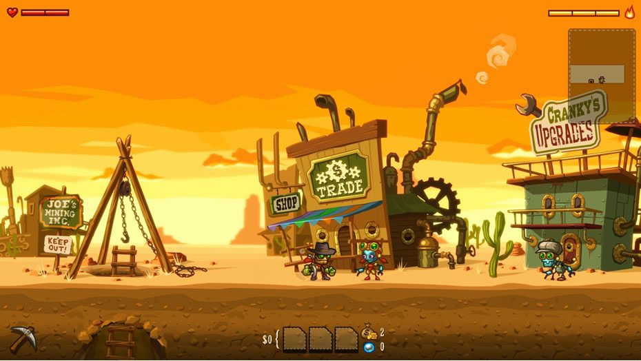 Screenshot zu SteamWorld Dig