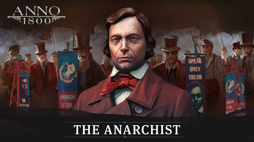 News - Anno 1800 - Der Anarchist steht zum Dowmnload bereit