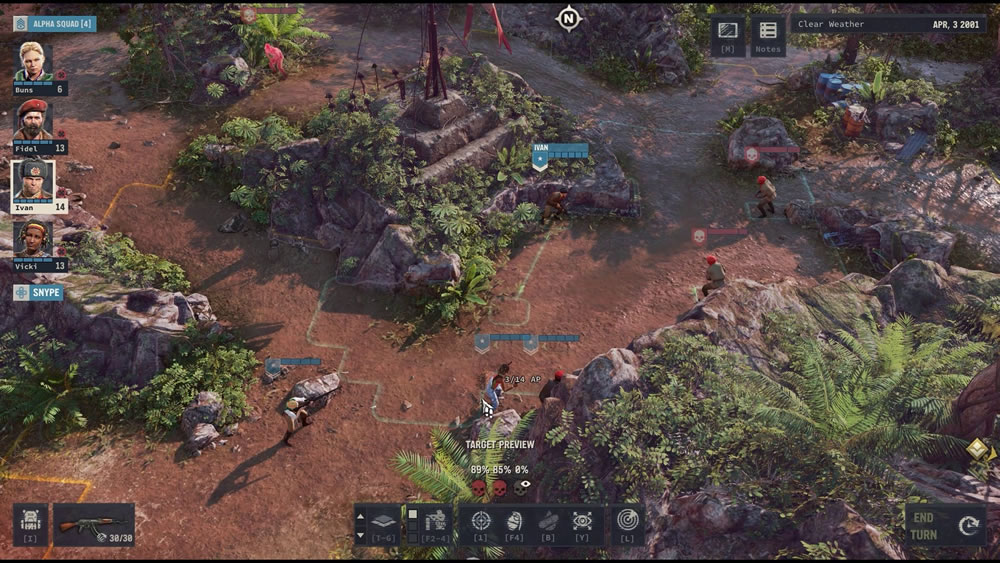 Screenshot zu Jagged Alliance 3