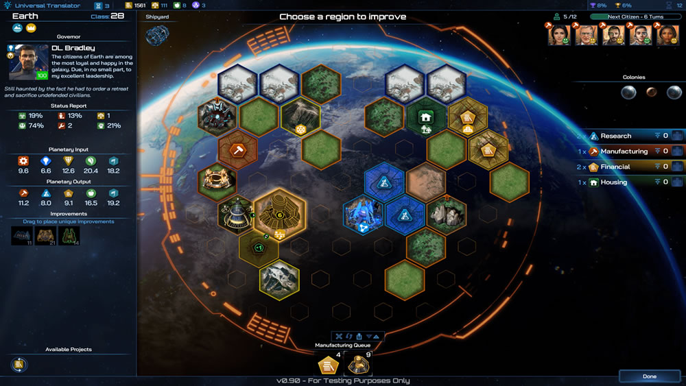 Screenshot zu Galactic Civilizations 4