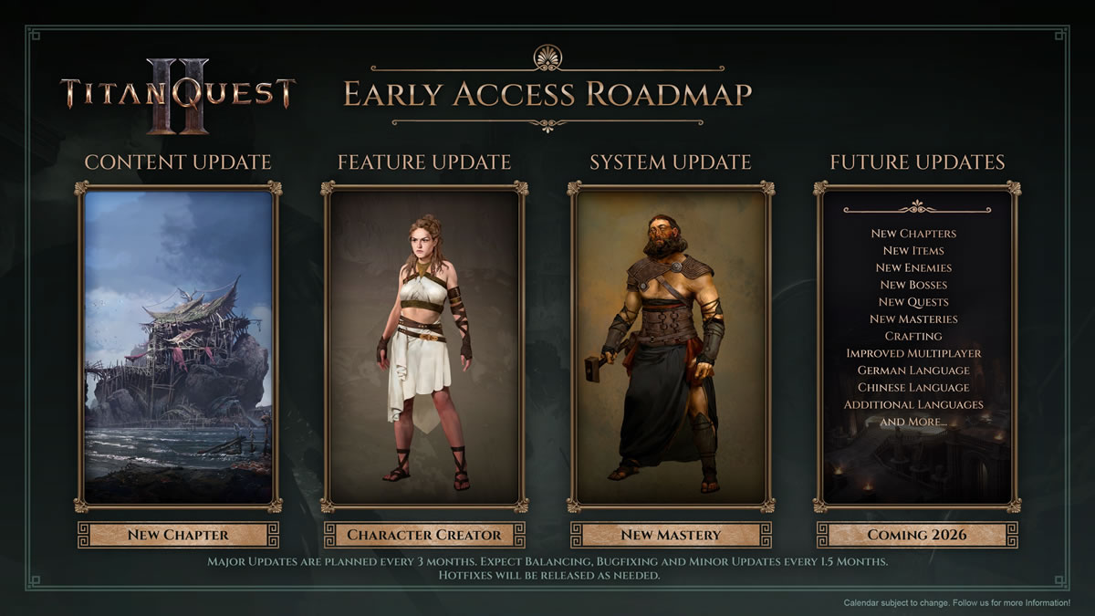 Preview/Vorschau - Titan Quest 2 - Roadmap Preview/Vorschau - Titan Quest 2 - Roadmap