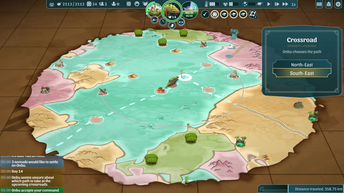 Screenshot zu The Wandering Village